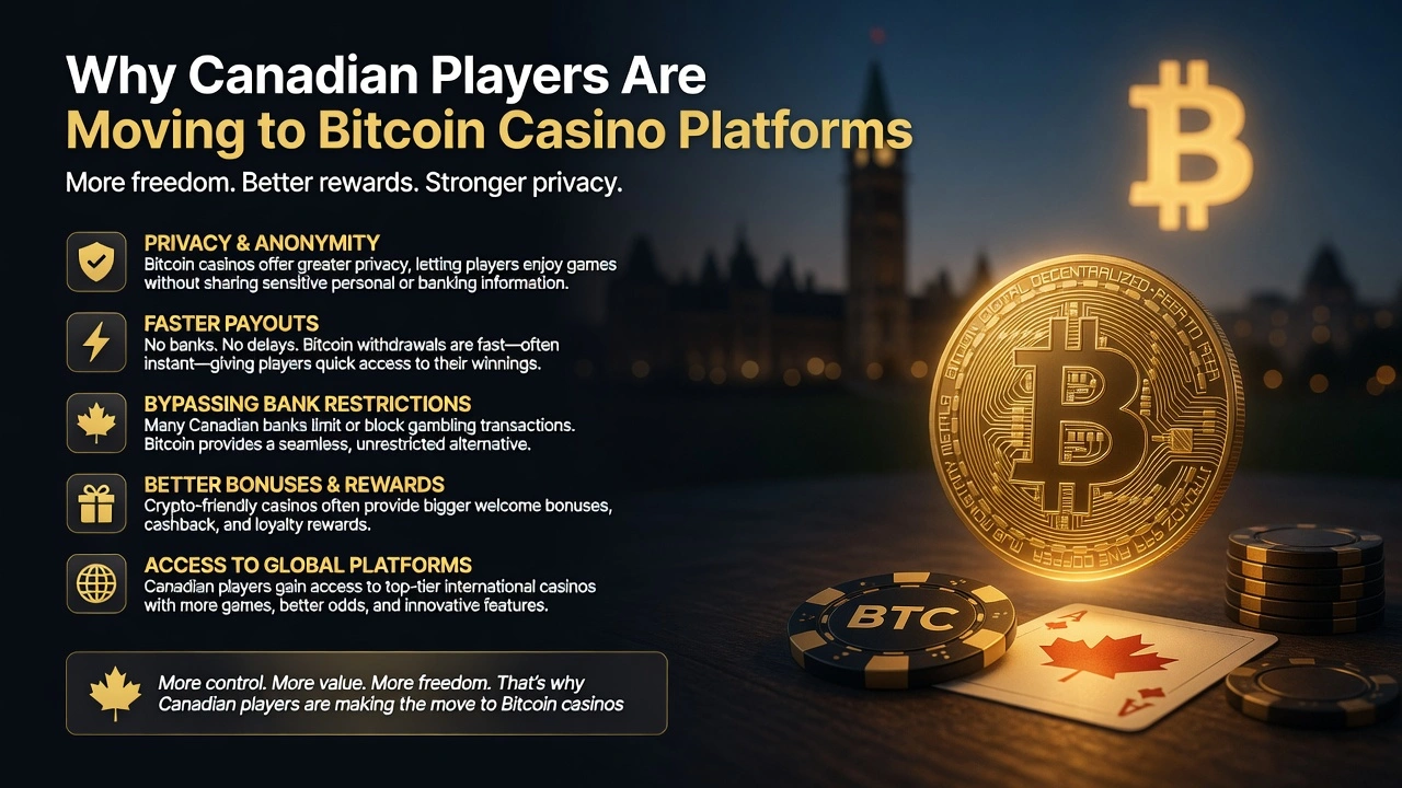 Why Canadian Players Are Moving to Bitcoin Casino Platforms