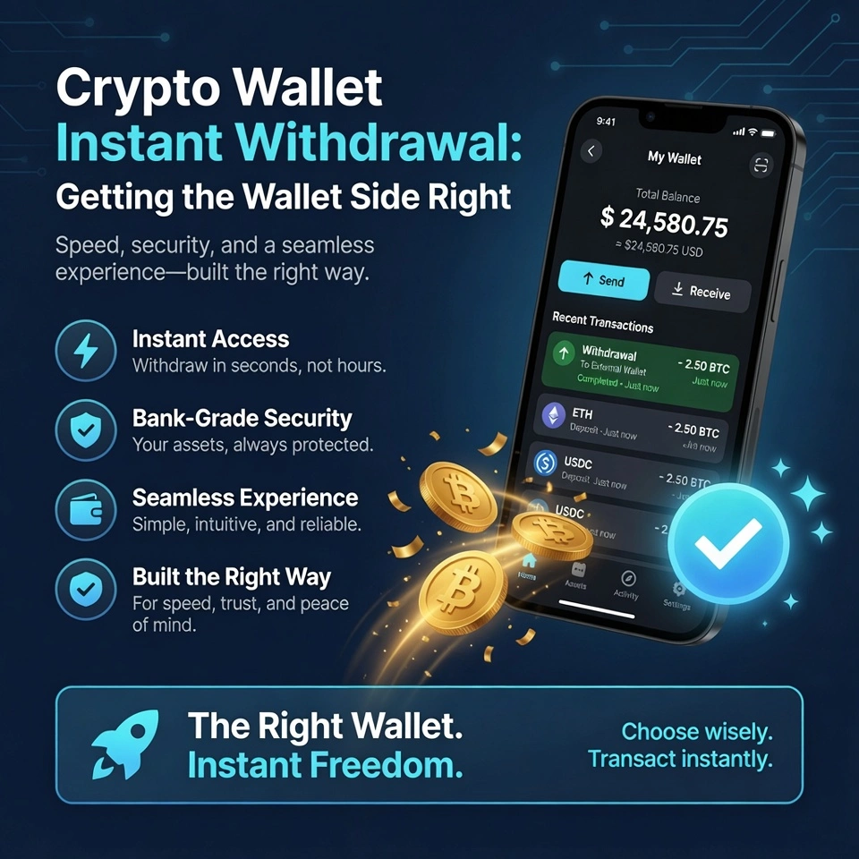 Crypto Wallet Instant Withdrawal