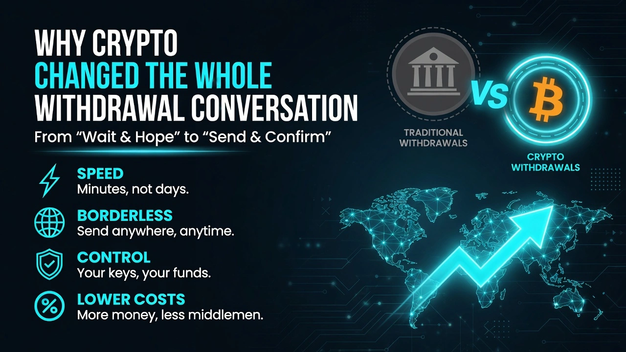 Why Crypto Changed the Whole Withdrawal Conversation